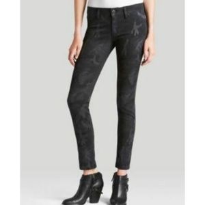 DL1961 25 Emma Jeans Leggings Burbank Black Camo
